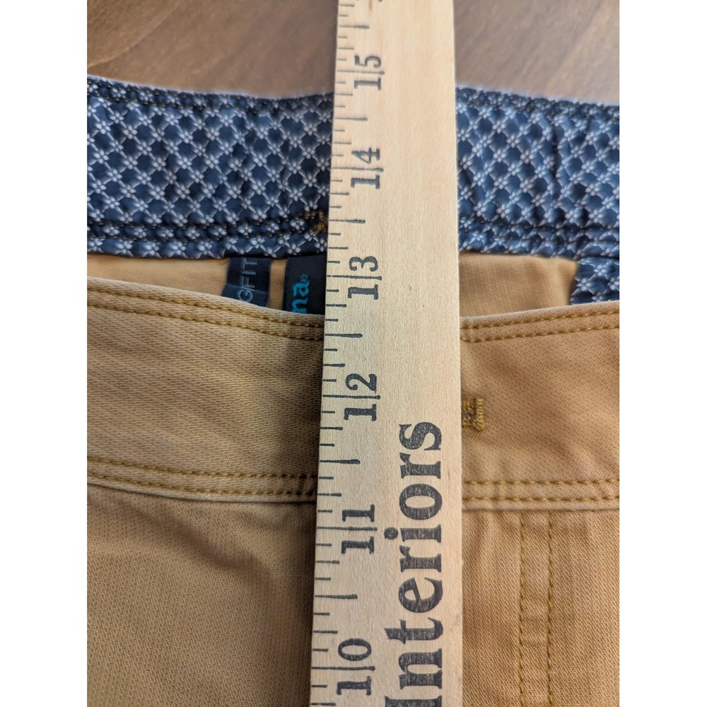 PrAna Pants Mens 38 Beige Straight Fit Chino Organic Cotton Stretch Casual - Picture 9 of 14